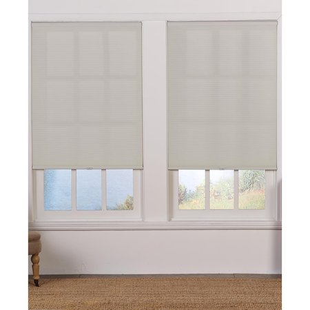 SAFE STYLES Safe Styles UBC45X72LG Cordless Light Filtering Cellular Shade; Gray - 45 x 72 in. UBC45X72LG